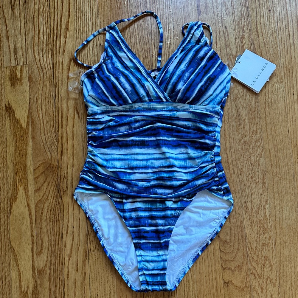La Blanca Ocean Blue One Piece Swimsuit